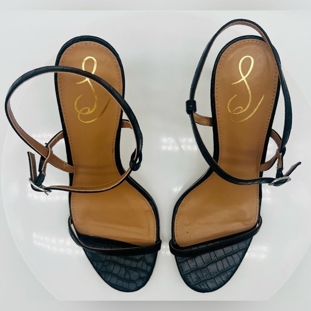 SAM EDELMAN | Doran Strappy Stiletto Sandal | Champagne Gold | NWT 9.5 - Picture 4 of 10
